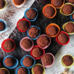 Assorted mini danishes, muffins and cakes