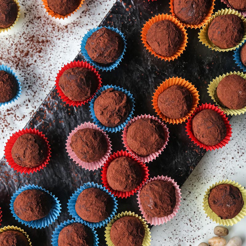 Assorted mini danishes, muffins and cakes